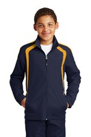 Sport Tek Youth Colorblock Raglan Jacket