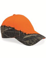 Camo with Barbed Wire Embroidery Cap