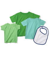 Infant Baby Rib Lap-Shoulder T-Shirt