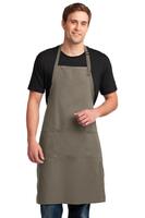 Easy Care Extra Long Bib Apron with Stain Release