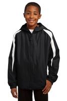 Sport Tek Youth Fleece Lined Colorblock Jacket
