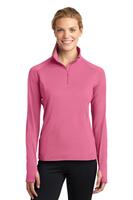 Sport Tek Ladies Sport Wick ® Stretch 1/2 Zip Pullover