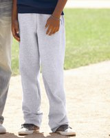 Powerblend® Youth Open-Bottom Sweatpants with Pockets