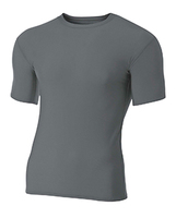 A4 Shorts Sleeve Compression Crew Shirt