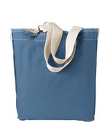 Direct-Dyed Raw-Edge Tote