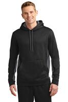 Sport Tek Sport Wick ® Fleece Colorblock Hooded Pullover