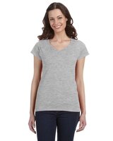 Gildan SoftStyle® Ladies' 4.5 oz. Junior Fit V-Neck T-Shirt