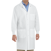 REDKAP MNS CUFFED LAB COAT
