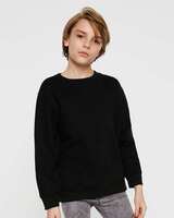 LAT YTH ELEVATED FLEECE CREW