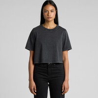 WOS STONE WASH HEAVY CROP