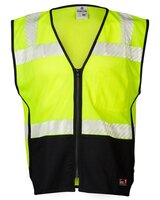 Unisex Premium Black Series® FR Black Bottom Mesh Vest