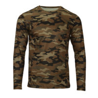 PRG ADT L/S PERF CAMO T