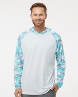 PRG ADT BEACH CAMO L/S HOOD T