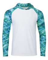 PRG ADT SLV PRNT L/S HOODED T