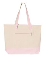 PVT LB CANVAS ZIPPR TOTE