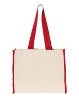 PVT LB CANVAS GUSSET TOTE