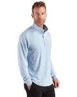 Cutter & Buck Forge Recycled Double Stripe Four-Way Stretch Mens Quarter Zip Pullover