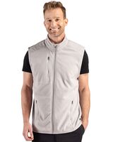 Cutter & Buck Hunts Point Recycled Fleece Mens Hybrid Full Zip Vest