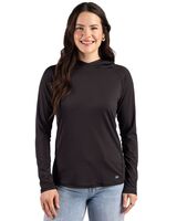 Cutter & Buck Prospect Recycled Featherlight Stretch Womens Hooded Pullover