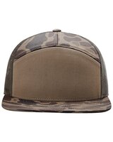Printed Seven-Panel Trucker Cap