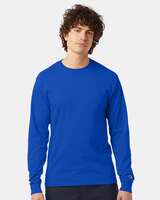 CHAMPION ADT 5.2OZ L/S T