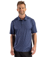 Cutter & Buck Pike Recycled Fern Print Mens Big & Tall Polo