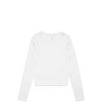WO'S ORGANIC RIB L/S TEE