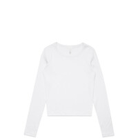WO'S ORGANIC RIB L/S TEE