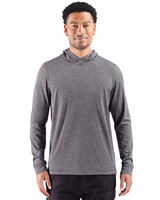 Cutter & Buck Adapt Recycled Soft Knit Stripe Mens Hooded Pullover