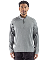 Cutter & Buck Virtue Recycled Heathered Featherlight Pique Mens Quarter-Zip Pullover