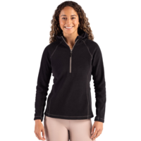 Clique Powder Recycled Fleece Womens Half Zip Sweatshirt