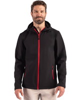 Clique Tempo Recycled Stretch Softshell Mens Full Zip Hooded Jacket