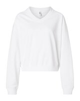 Women's French Terry V-Neck Sweatshirt