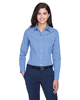 Ladies' Crown Collection® Solid Oxford Woven Shirt