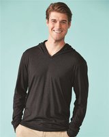 Triblend Hooded Long Sleeve Pullover
