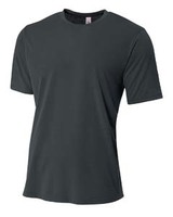 A4 Men's Shorts Sleeve Spun Poly T-Shirt