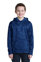 Sport Tek Youth Sport Wick ® CamoHex Fleece Hooded Pullover