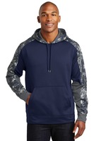 Sport Tek Sport Wick ® Mineral Freeze Fleece Colorblock Hooded Pullover
