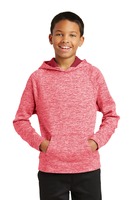 Sport Tek Youth PosiCharge ® Electric Heather Fleece Hooded Pullover