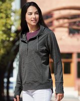 Women’s Omega Stretch Snap-Placket Hooded Pullover