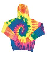 Blended Tie-Dyed Hooded Sweatshirt