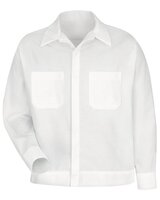 Button-Front Shirt Jacket - Tall Sizes