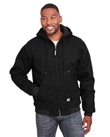 Men's Tall Highland Washed Cotton Duck Hooded Jacket