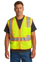 Ansi 107 Class 2 Mesh Zippered Two Tone Vest