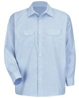 Deluxe Long Sleeve Uniform Shirt - Tall Sizes