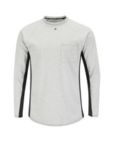 Long Sleeve FR Two-Tone Base Layer with Concealed Chest Pocket - EXCEL FR