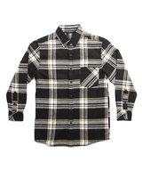Youth Open Pocket Long Sleeve Flannel Shirt