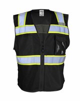 EV Series® Enhanced Visibility 3 Pocket Mesh Vest