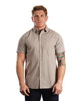 Men's Peached Poplin Short Sleeve Woven Shirt