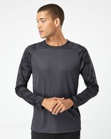 Cayman Performance Camo Colorblocked Long Sleeve T-Shirt